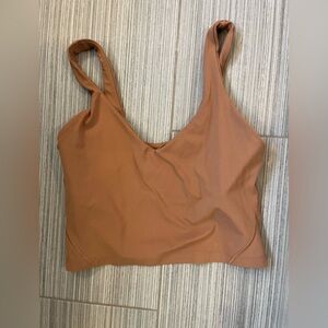 Lululemon align tank top; clay